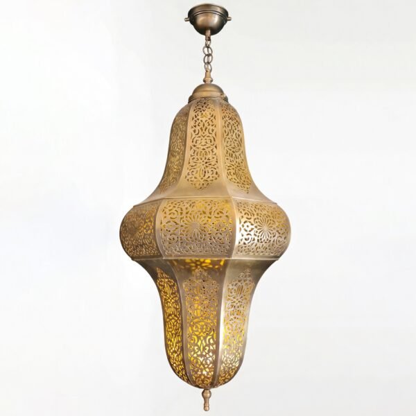 Grand Pierced Bell Pendant Light