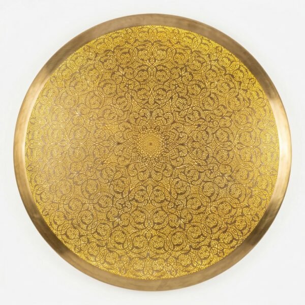 Moroccan Oversized Pierced Brass Wall Sconce